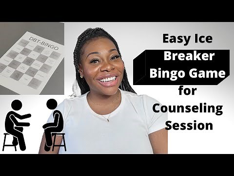 Bingo Game for New Counselors: Ice breaker activity