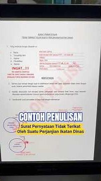 Example of Writing a Statement Letter Not Bound by a Service Bond for the 2026 National Police Se...