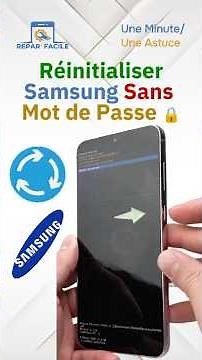 Samsung bloqué : réinitialisation usine (mode Recovery)