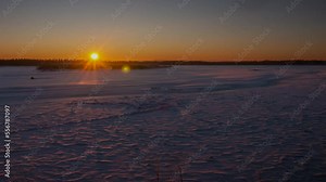 Winter solstice in the Arctic — Time-lapse Video