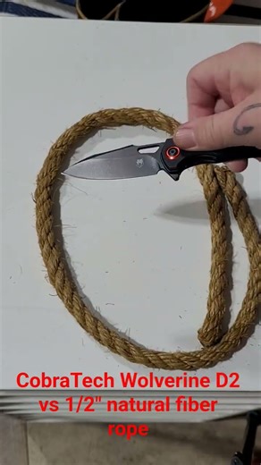 How Sharp Is The CobraTec Wolverine? #youtubeshorts #shorts #youtubeshort #short