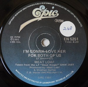 Meat Loaf - I'm Gonna Love Her For Both Of Us