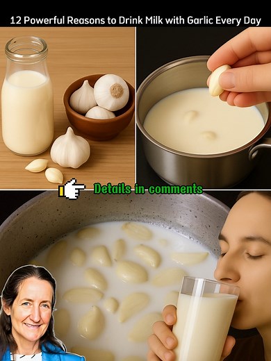 12 Powerful Reasons to Drink Milk with Garlic Every Day | Clean Life Hacks