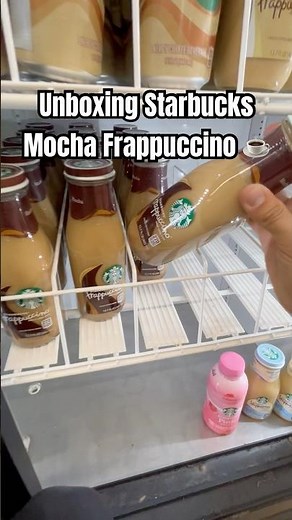 Unboxing Starbucks Mocha Frappuccino ☕️