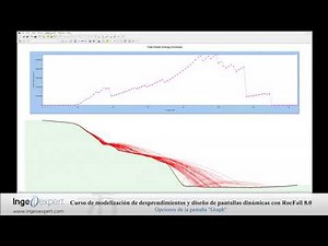 ¿Cómo mostramos en RocFall el alcance máximo de un bloque?