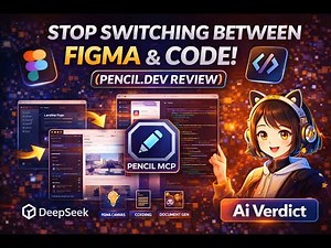 STOP Switching Between Figma & Code! 🛑 (Pencil.dev Review & Tutorial)