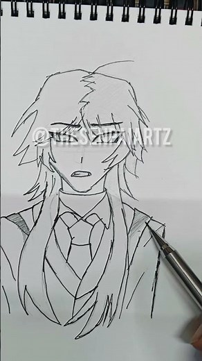 Drawing Sigma from BSD ||Sketchbook series|| #drawing #bsd #sigma