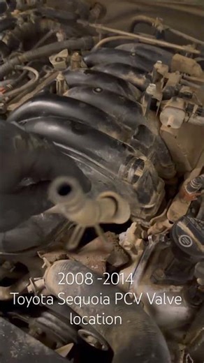 2008 -2014 Toyota Sequoia PCV Valve location