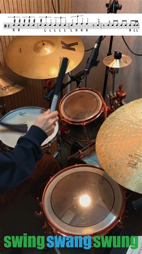 medium up tempo brush solo idea #jazzdrumming #jazzdrums #drumsolo