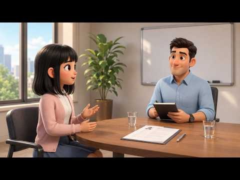 A Job Interview in English: Questions and Answers for Beginners | Slow and Easy English