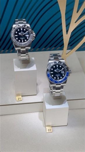 Rolex GMT-Master II "Bruce Wayne" & "Batman" #Rolex #GMTMasterII #126710GRNR #126710BLNR #Luxury