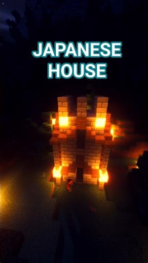 I made amazing Japanese house 🏠 in Minecraft ✨️ 😍 #Minecraft #viralshorts #Japan
