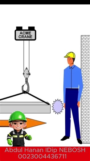 #creatorsearchinsights Being struck by objects poses a significant hazard. It is crucial to ensure that workers do not position themselves between a fixed object and a moving load. #safety #safetytips #lifting #rigging