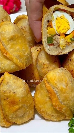 Delicious, beautiful, and unique, even better than fried dumplings #alotravinh #food