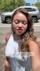 Governor Ron DeSantis addressed complaints about the ICE detention center Alligator Alcatraz during a press conference on Friday. More: https://www.gulfcoastnewsnow.com/article/florida-desantis-conference-alligator-alcatraz/65508895 | Gulf Coast News