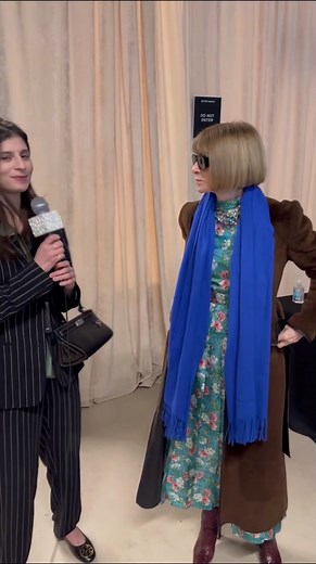 Anna Wintour praises Tory Burch's leadership at NYFW backstage | Vogue Interview