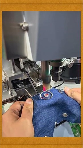 Expert Automatic Buttonhole Stitching Technique#expertprocess #sewingtechnology #howitsmade #shorts