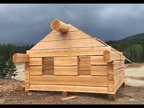 How to build a dovetail log cabin. #cabinbuild #dovetail #logcabin #buildacabin #howtobuildalogcabin
