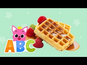 Learn ABCs with Pinkfong: Waffle, Meatball, Cereal | ABC Song, Food Names | Pinkfong ABC for kids