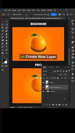 Photoshop Tips 2025 - How to create Drop Shadow Like a PRO #photoshop #tutorial #design
