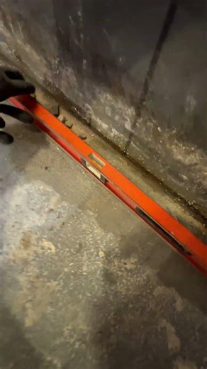 Another rubber pan liner tear out… no pitch to the drain will fail every time #bathroom #shower