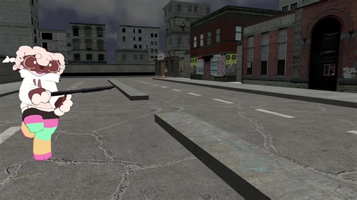 Cosmo and Scraps in the hood #dandysworld #dandysworldcosmo #vrchat #fyp #xy