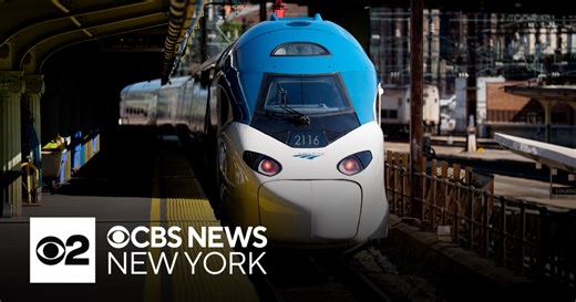 Amtrak's new Acela fleet picks up passengers at Penn Station