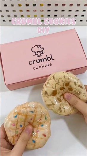 Diy crumbl cookies squishy tutorial asmr #asmr #squishy #squish #tutorial #howto