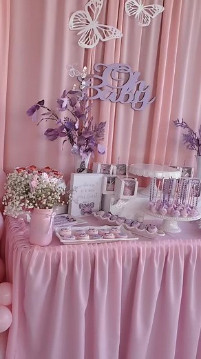Gorgeous Candy Table Ideas for a Butterfly Baby Shower