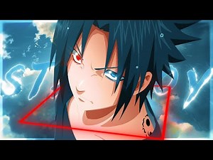 Sasuke Uchiha - Starboy [ Edit/AMV ] 3D Move + Edgy Rotate | Alight Motion ( Preset ) !