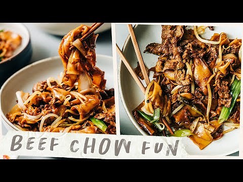 Easy BEEF CHOW FUN Noodles Recipe