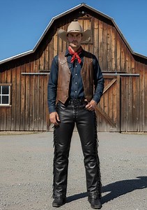 Men's Black Cowhide Leather Biker Pants: Motorcycle Trousers With Side Laces - Etsy