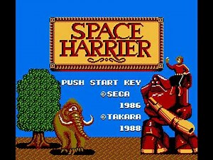 Space Harrier (NES) Walkthrough