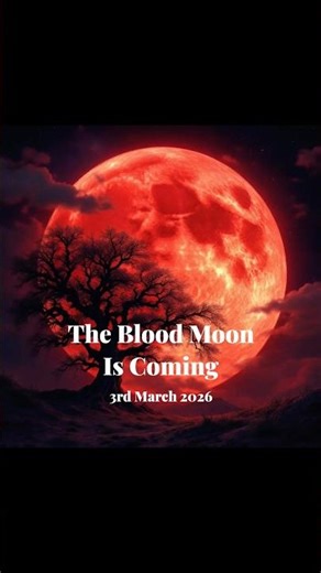 Blood moon is coming #bloodmoon #astrology #spiritual #moon #fullmoon #energyshift #youtube