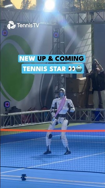 Tennis Future Star?! 🤖👀