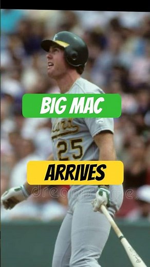 Mark McGwire’s FIRST MLB Home Run Was a MONSTER