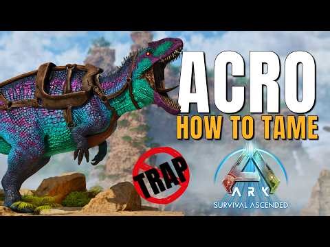 The BEST way to TAME the Acro | Ark Survival Ascended