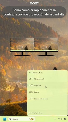 Cómo cambiar rápidamente la configuración de proyección de pantalla | Atajos de teclado en Windows