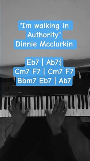 Walking in Authority #donniemcclurkin #youlearnmusic #learnpiano #adultpianobeginner #pianotutorial