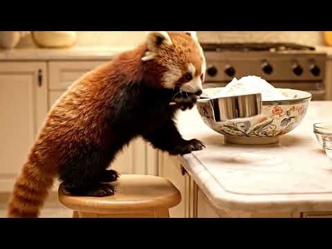 Rose The Red Panda Bakes Bread! 🍞 | Cozy Cooking AI ASMR for Sleep & Relaxation