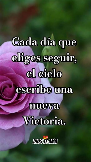 cada paso en fe es una victoria en el cielo ✨