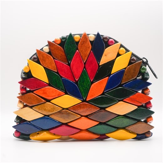 Handmade Colourful Coin Purse - Etsy