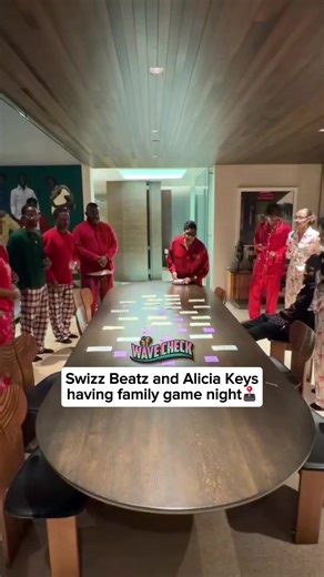 Swizz Beatz and Alicia Keys Host Family Game Night for the Holidays