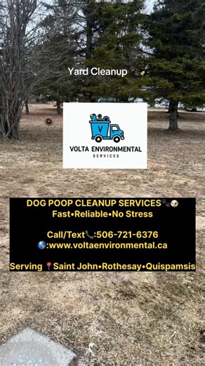 Pet waste removal services. #saintjohn #rothesa #cleanyard #pets