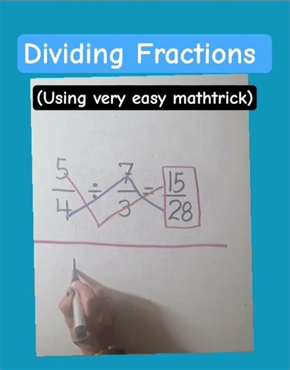 Fractions Division (Using very easy method)# Dividing Fractions ➗️