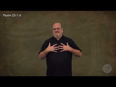 ASL | Psalm 23 - The Lord is My Shepherd