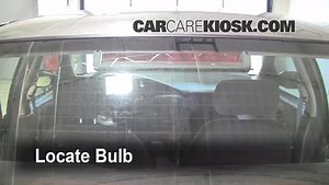 3rd Brake Light Bulb Replacement on a 1996 Saturn SW2 1.9L 4 Cyl.