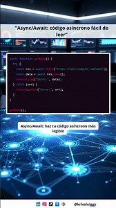 “Async/Await: código asíncrono fácil de leer”