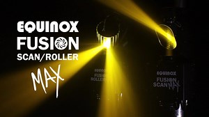 The Equinox DJ Fusion Scan/Roller have been MAXxed! Now even more powerful with a MASSIVE 30W LED, these lightweight and compact fixtures are perfect for mobile DJs, bars and small entertainment venues. For more information visit: https://goo.gl/rWUtFq For the YouTube video visit: https://youtu.be/cgkZN3o6VAU | Prolight Concepts Group