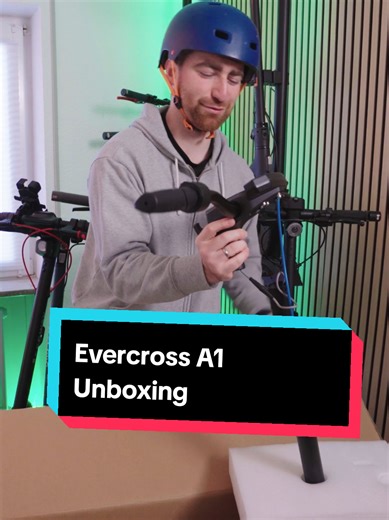 Unboxing des Evercross A1 Escooters